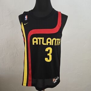 Nike NBA Shareef Abdur-Rahim #3 Atlanta Hawks Black Jersey Size L